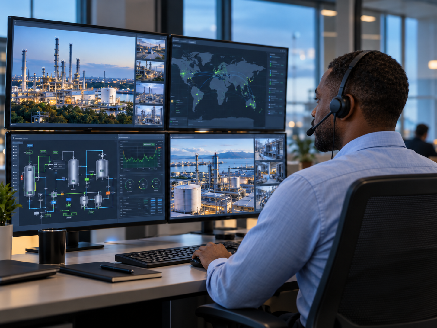 SCADA plant visualisation