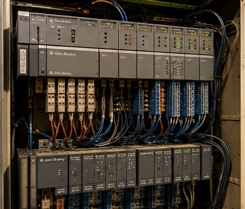 Legacy industrial PLC control system